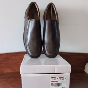 Emiliano Permilano 2 Italian Leather Brown Size 42(Approx US 9) Shoes New In Box